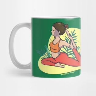 Mermaid Pose Yogas Mug